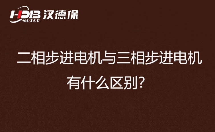 二相步進電機與三相步進電機有什么區(qū)別？差異在哪里？